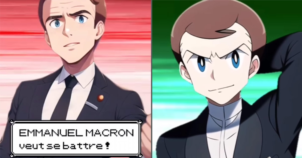 Et si Emmanuel Macron était un dresseur Pokémon ?